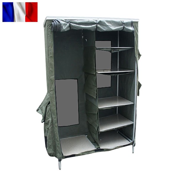 ※別途送料3,240円 実物 フランス軍 フォールディングキャビネット USED 軍放出品 家具【キャンペーン対象外】【T】