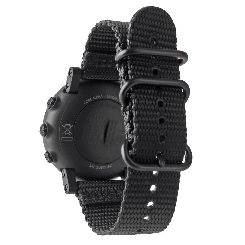 SUUNTO CORE Alpha STEALTH スント コア アルファ ステルス アウトドア ウォッチ 軍用規格 気圧計 コンパス 高度計  腕時計 時計 メンズ レディース アウトドア 防水 耐水 登山 アラーム ブランド  ウオッチ 男性 デジタル 送料無料