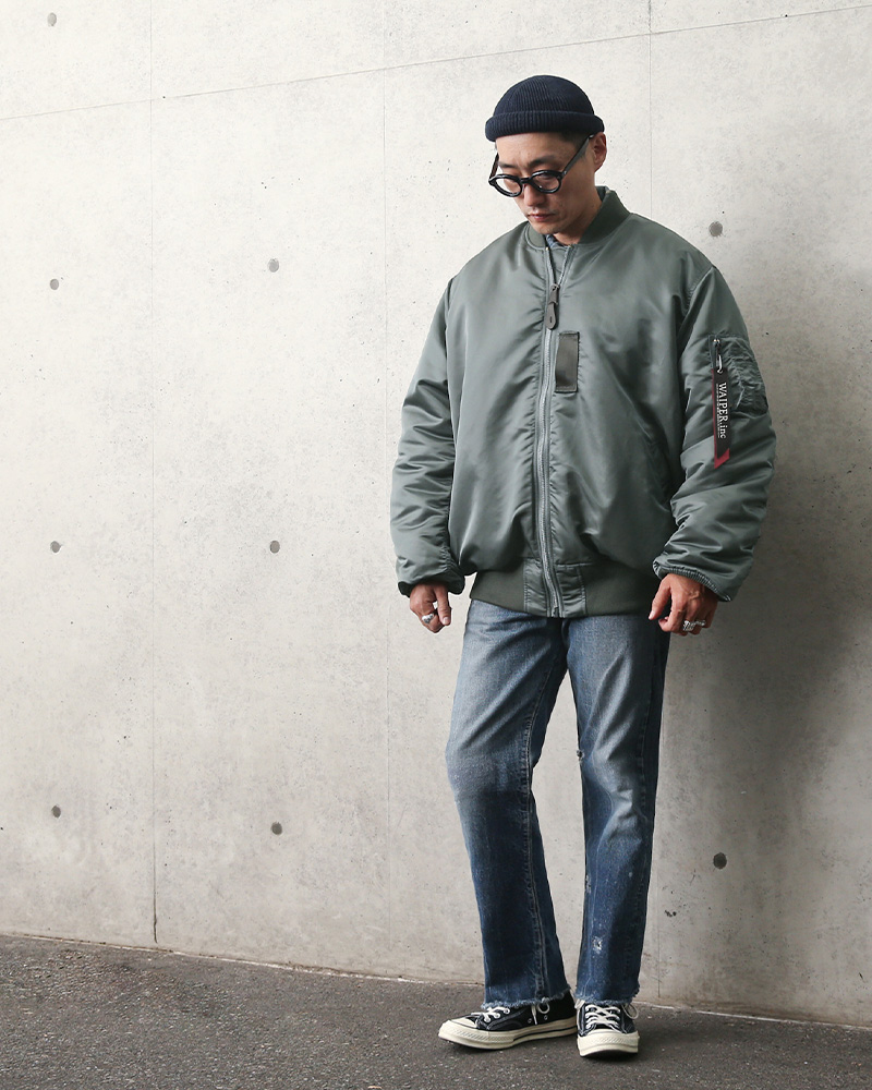 ALPHA アルファ WAIPER別注 TA0128-5859 MA-1 フライト