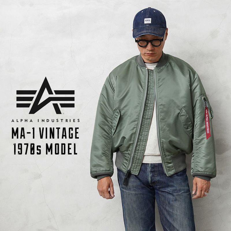 ALPHA アルファ TA0492-021 MA-1 VINTAGE 70's MODEL フライトジャケット