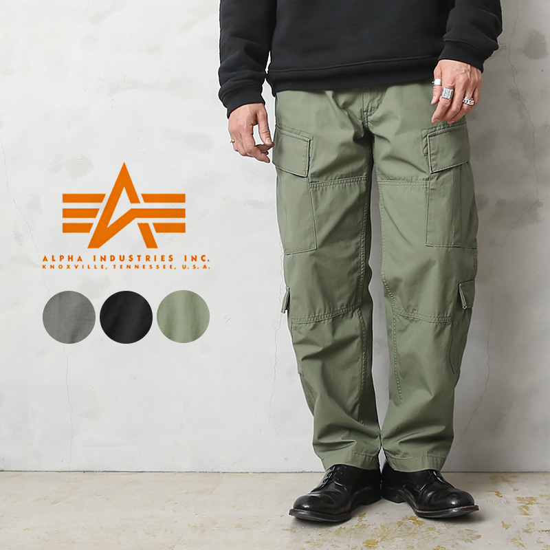 カーゴパンツ　ALPHA INDUSTRIES ダークグレー S