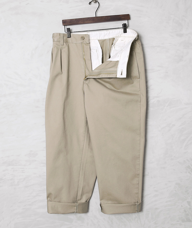 ALPHA アルファ TB1081 TYPE M-52 ツータック ワイドチノパンツ
