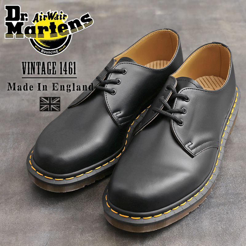 Dr.Martens ドクターマーチン VINTAGE 1461 3ホール シューズ MADE IN