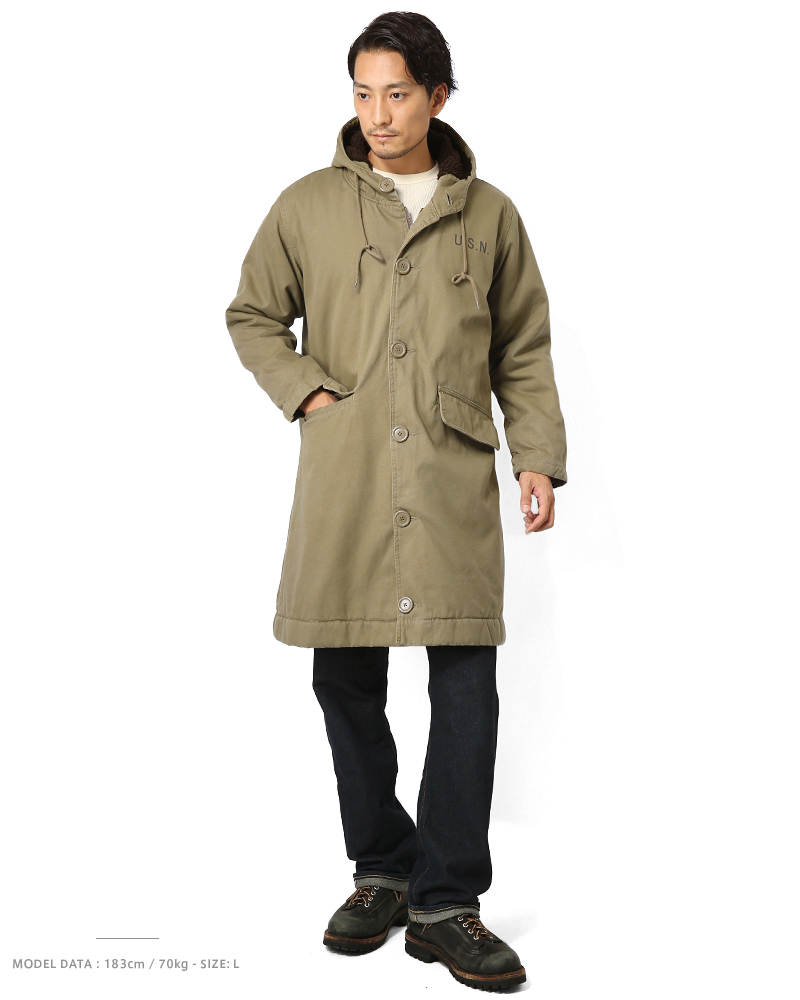 米海軍 U.S.NAVY N-2 デッキコート WAIPER.inc 服