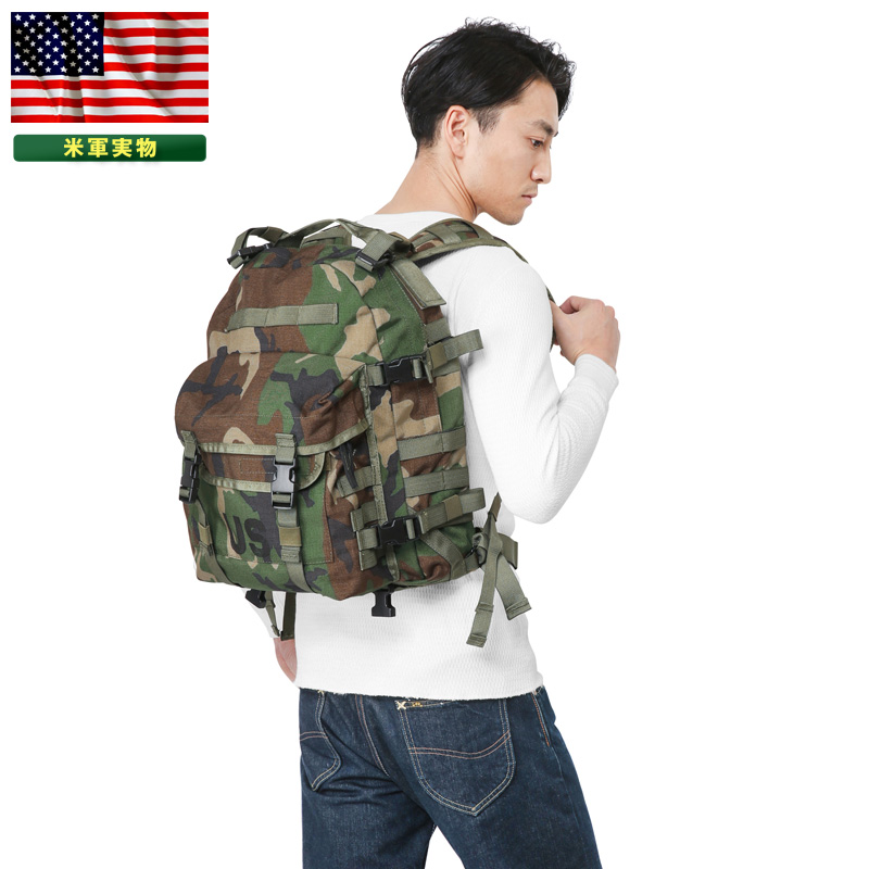 米軍 MOLLE 3DAY アサルトパック 迷彩 バックパック 米軍放出品 ...