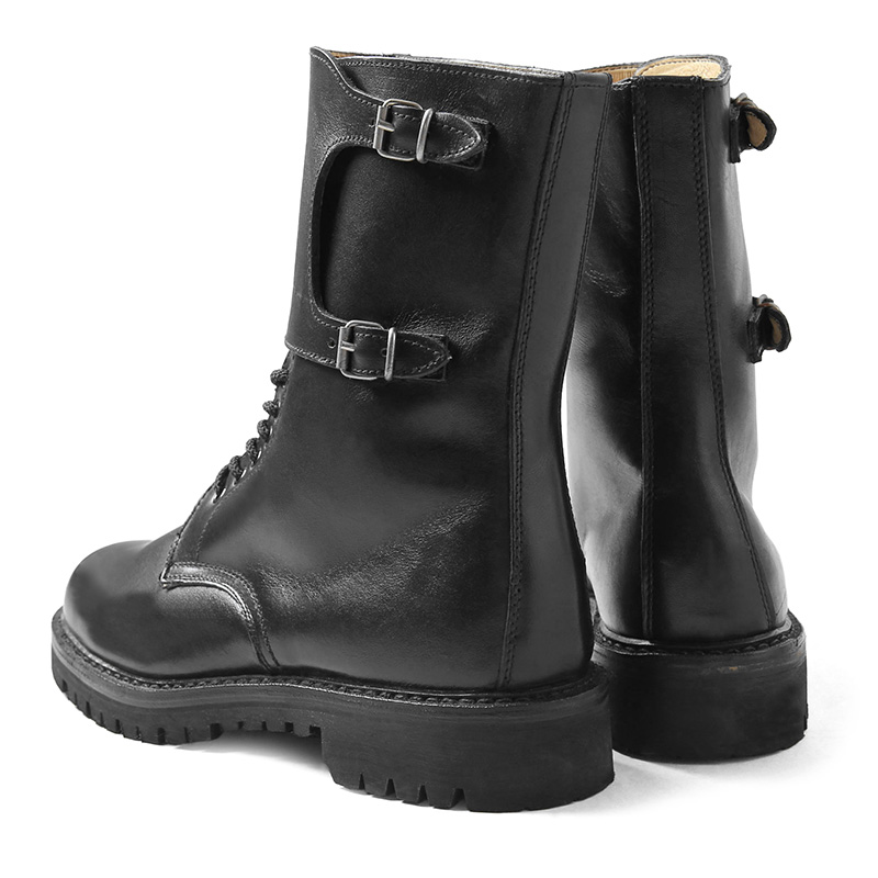 78◇MINEDENIM レザー ジッパー 賢く ミリタリーブーツ UT0407-5 78◇MINEDENIM レザー ジッパー 賢く ミリタリーブーツ UT0407-5