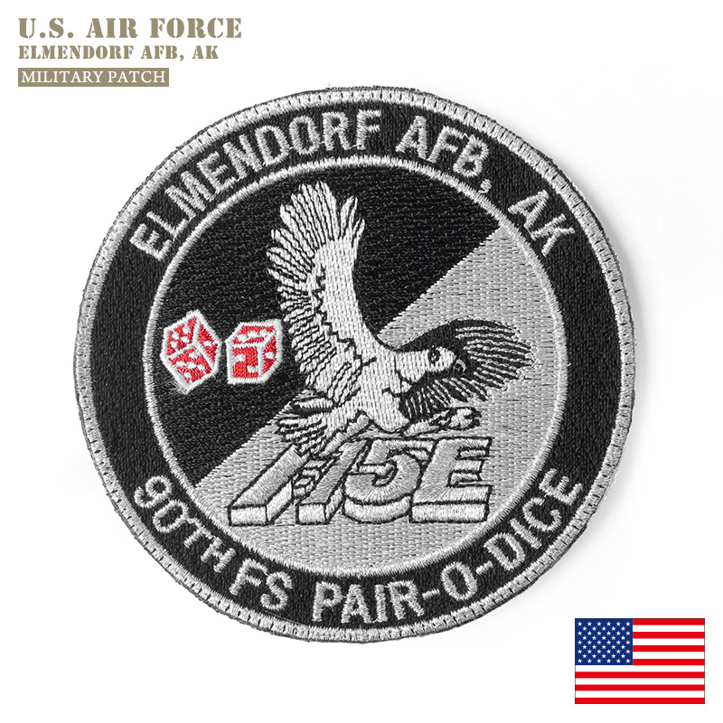 米軍 U.S.AIR FORCE 90th FIGHTER SQUADRON 第90戦闘飛行隊 F-15E