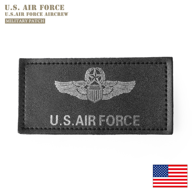 米軍 U.S.AIR FORCE AIRCREW ベルクロパッチ ワッペン ミリタリー