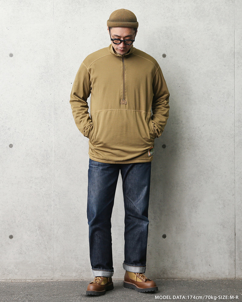 米海兵隊 PECKHAM社製 FROG POLARTEC グリッドフリース プルオーバー 軍服 ミリタリー