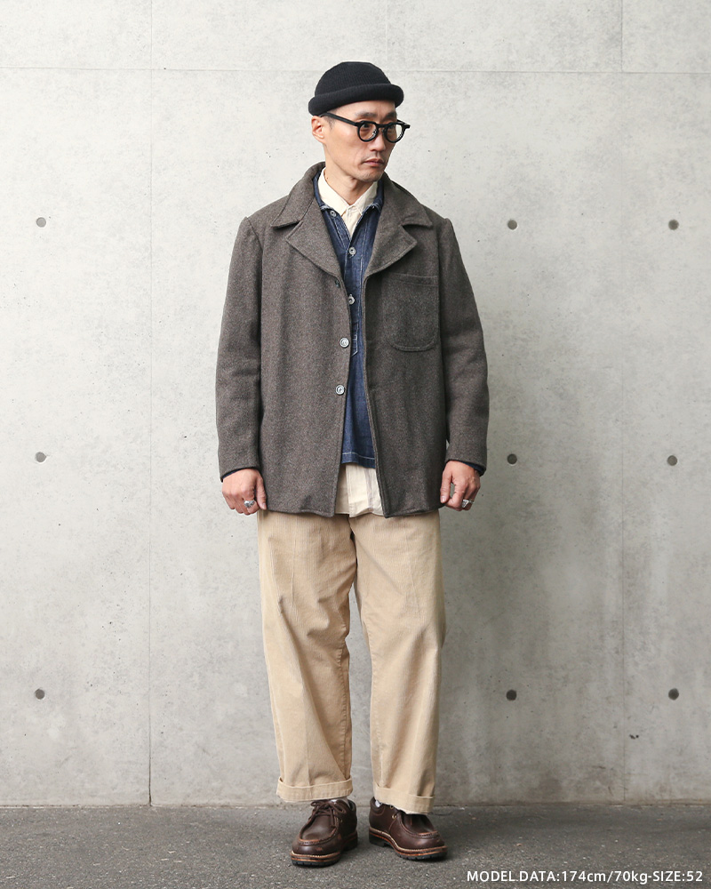 USED イタリア プリズナー ウールジャケット 軍服 ミリタリーファッション