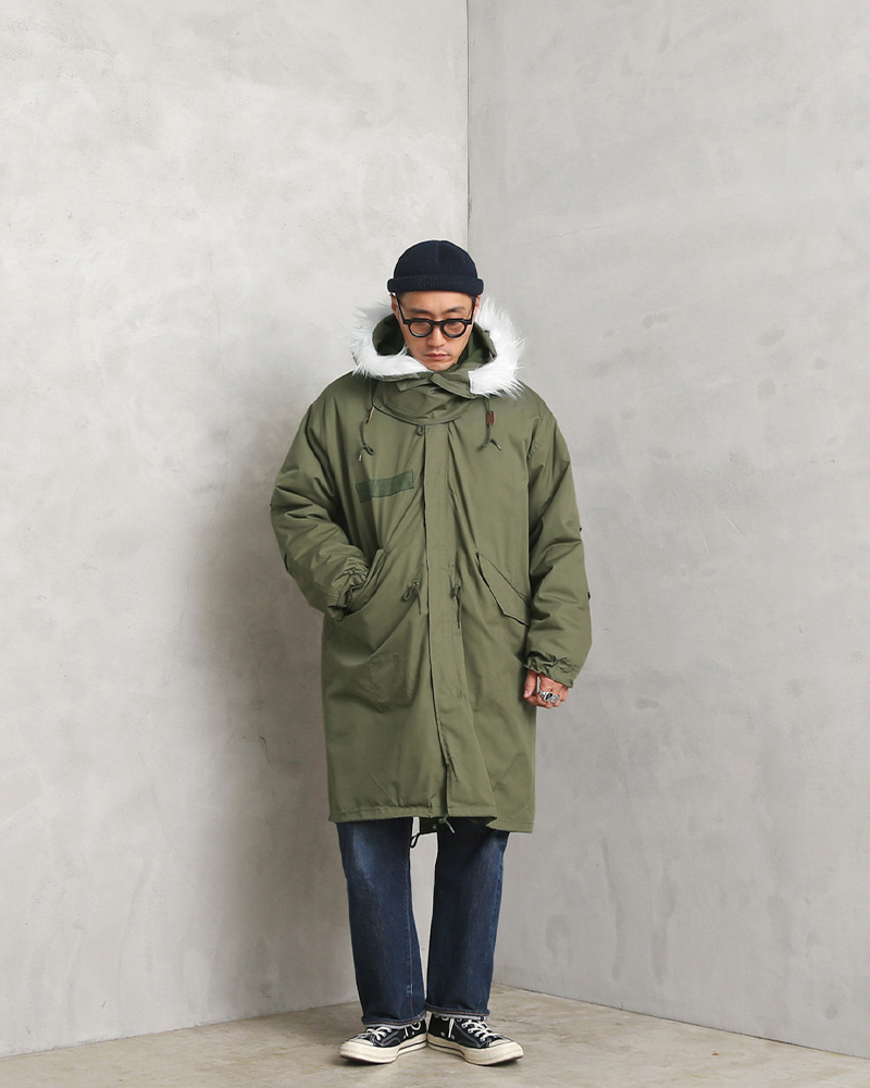 あすつく】 モッズコート parka field m-65 70s モッズコート