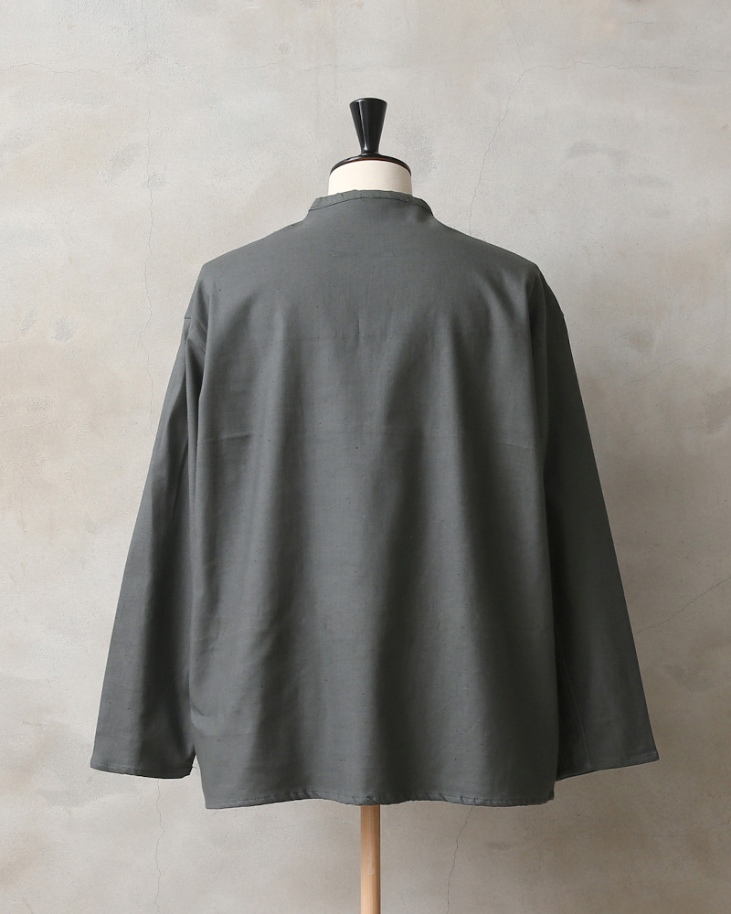 実物 新品 デッドストック ロシア軍 70s スリーピングシャツ Olive Gray