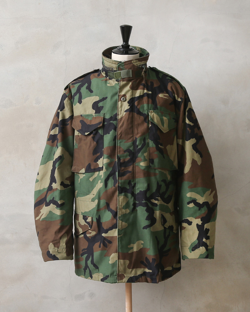 実物 USED 米軍 M-65 フィールドジャケット WOODLAND ミリタリー 軍服