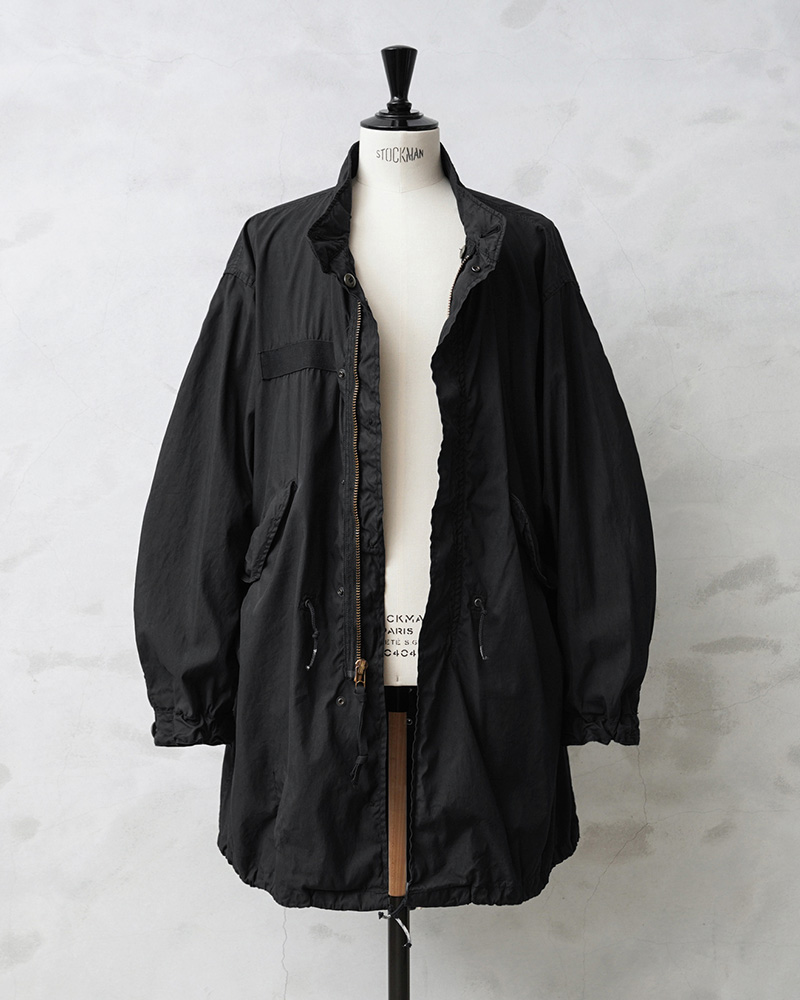 破格フード付き実物黒染めm-65 anyteeshop購入品　購入後未使用 破格フード付き実物黒染めm-65 anyteeshop購入品 購入後未使用 M-