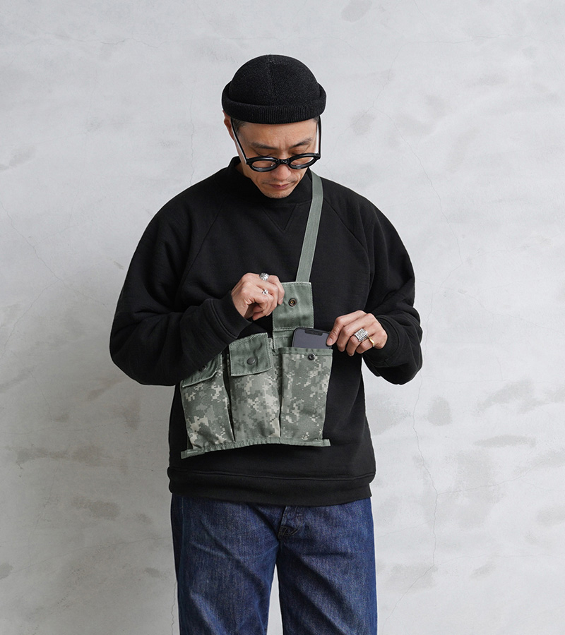実物 USED 米軍 MOLLE II 6 MAGAZINE バンダリアポーチ ACU