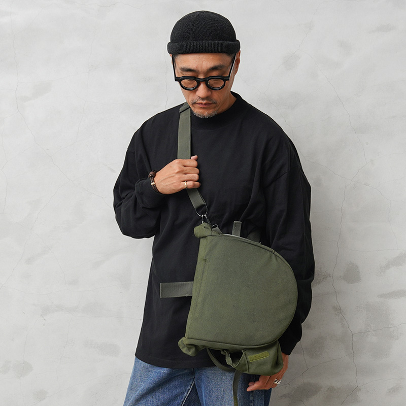実物 USED 米軍 M40 ガスマスクバッグ TYPE B