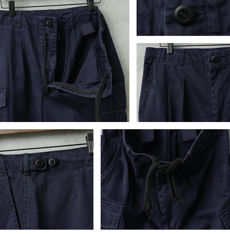イギリス軍 ROYAL NAVY カーゴパンツ ネイビー 前期型 USED