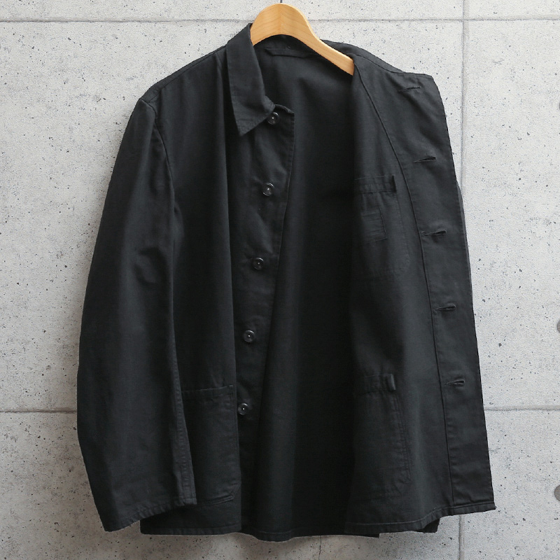 デッドストック ドイツ軍 BW コットン ワークジャケット BLACK ...