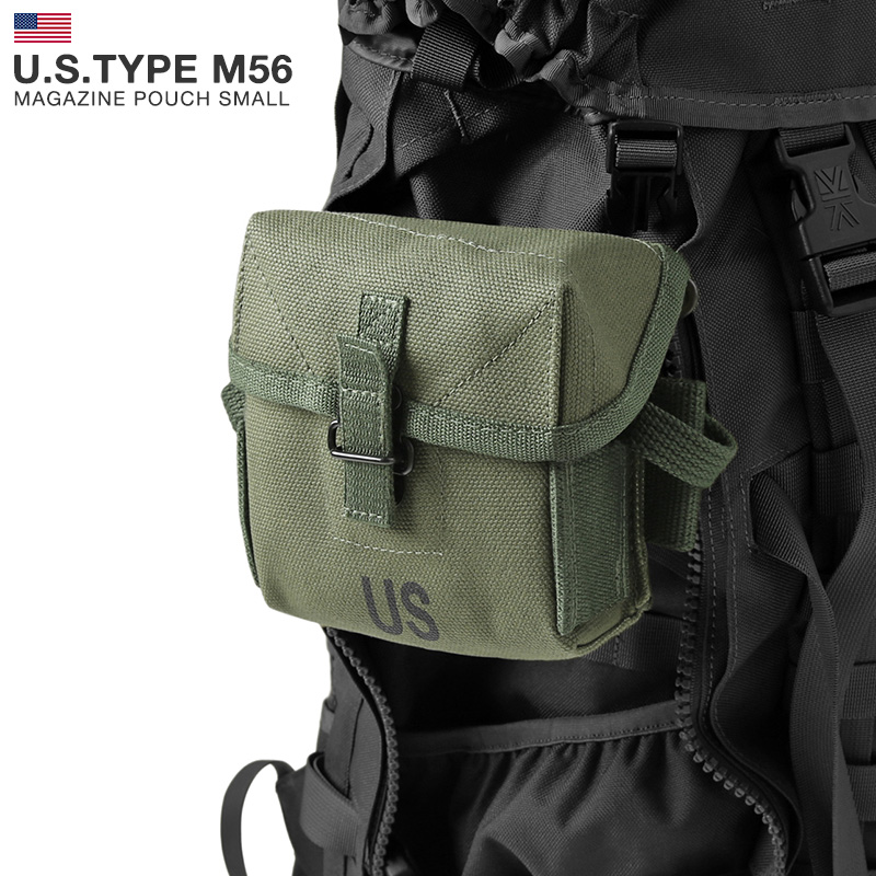 米軍 U.S.TYPE M56 MAGAZINE AMMO POUCH SMALL マガジンポーチ ミリタリー