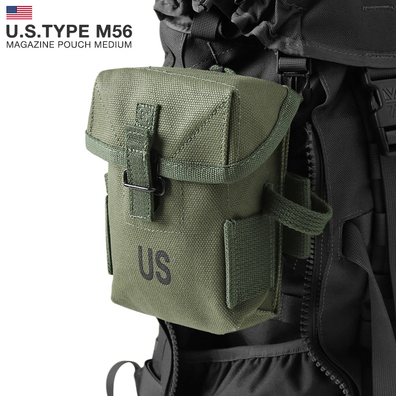 米軍 U.S.TYPE M56 MAGAZINE AMMO POUCH SMALL マガジンポーチ ミリタリー