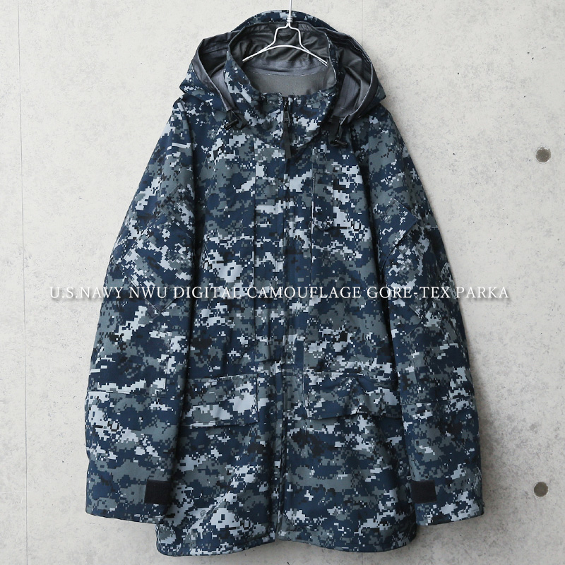 米軍 U.S.NAVY ECWCS GEN2 NWU デジタルカモ GORE-TEX パーカー 軍服