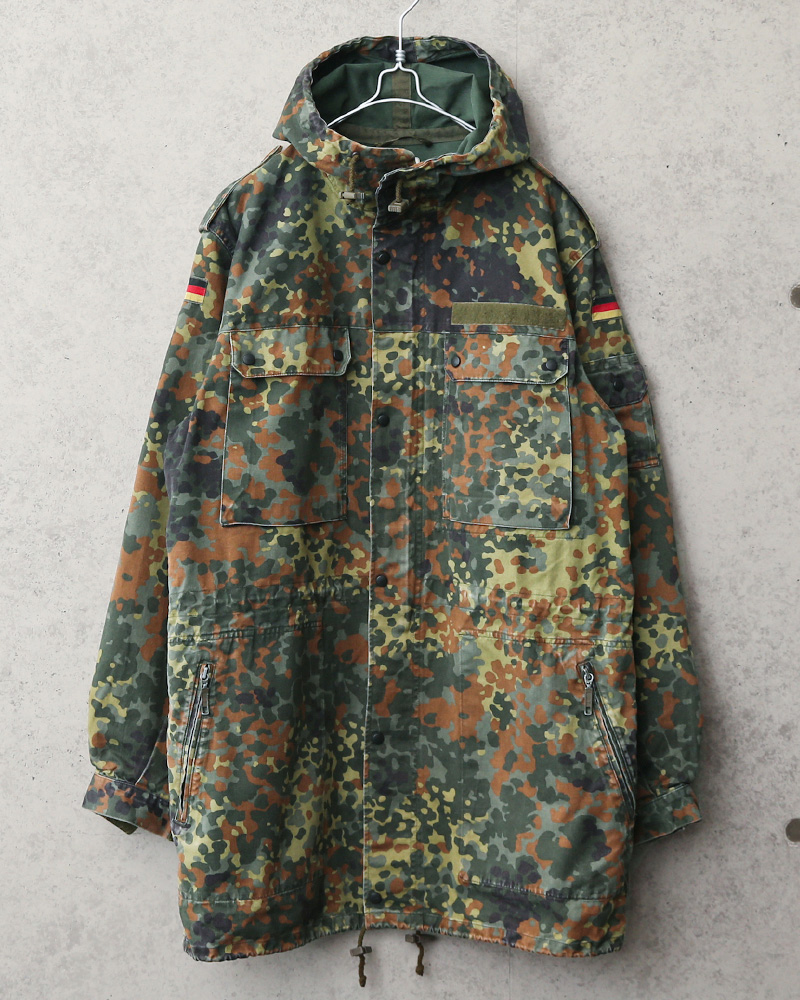 ドイツ軍 フレクターカモ パーカー 軍服 ミリタリーファッション