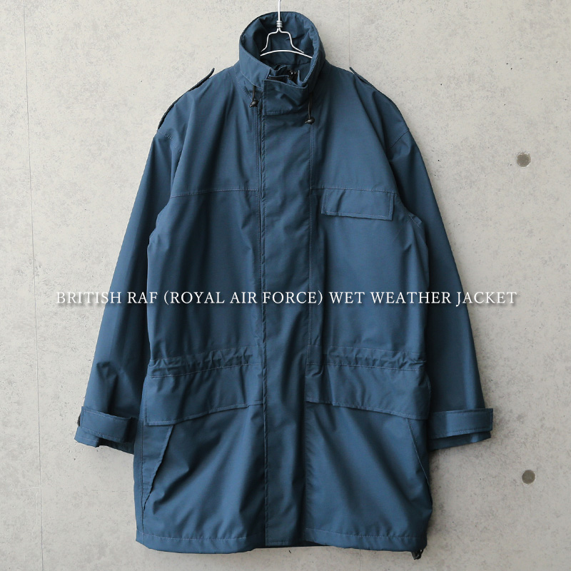 実物 USED イギリス軍 RAF（ROYAL AIR FORCE）WET WEATHER ジャケット【キャンペーン対象外】ミリタリーファッション  軍服【I】