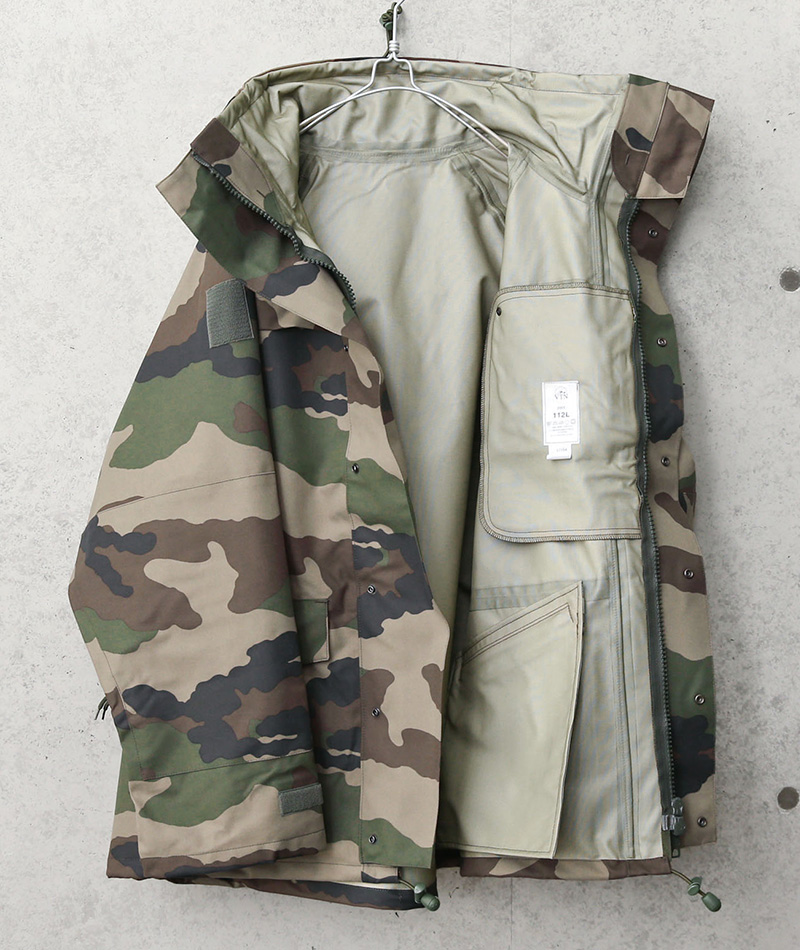 デッドストック フランス軍 CCE CAMO WATERPROOF フィールドパーカ 