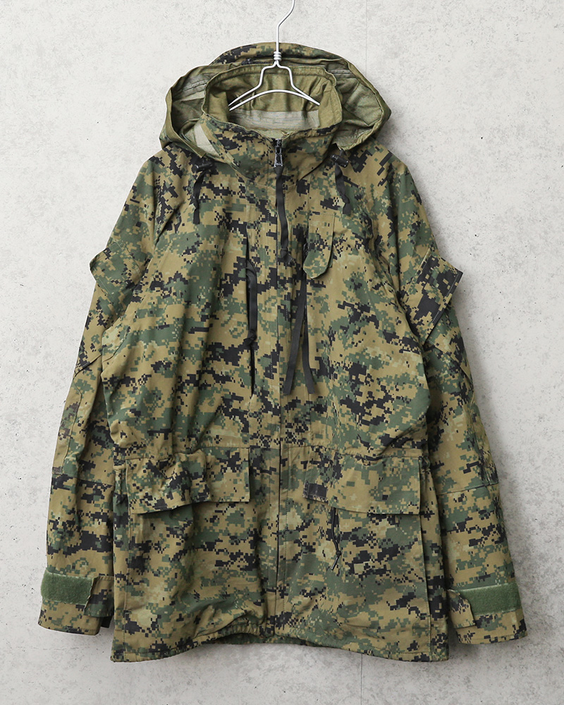 USED 米海兵隊 U.S.M.C. ECWCS WATERPROOF パーカー WOODLAND MARPAT ...