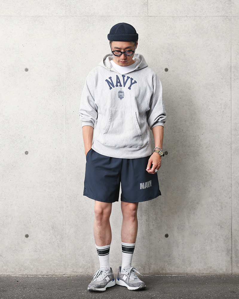 米軍 NB社製 フィジカル トレーニングショーツ MADE IN USA ミリタリーファッション NAVY トレーニングショーツ