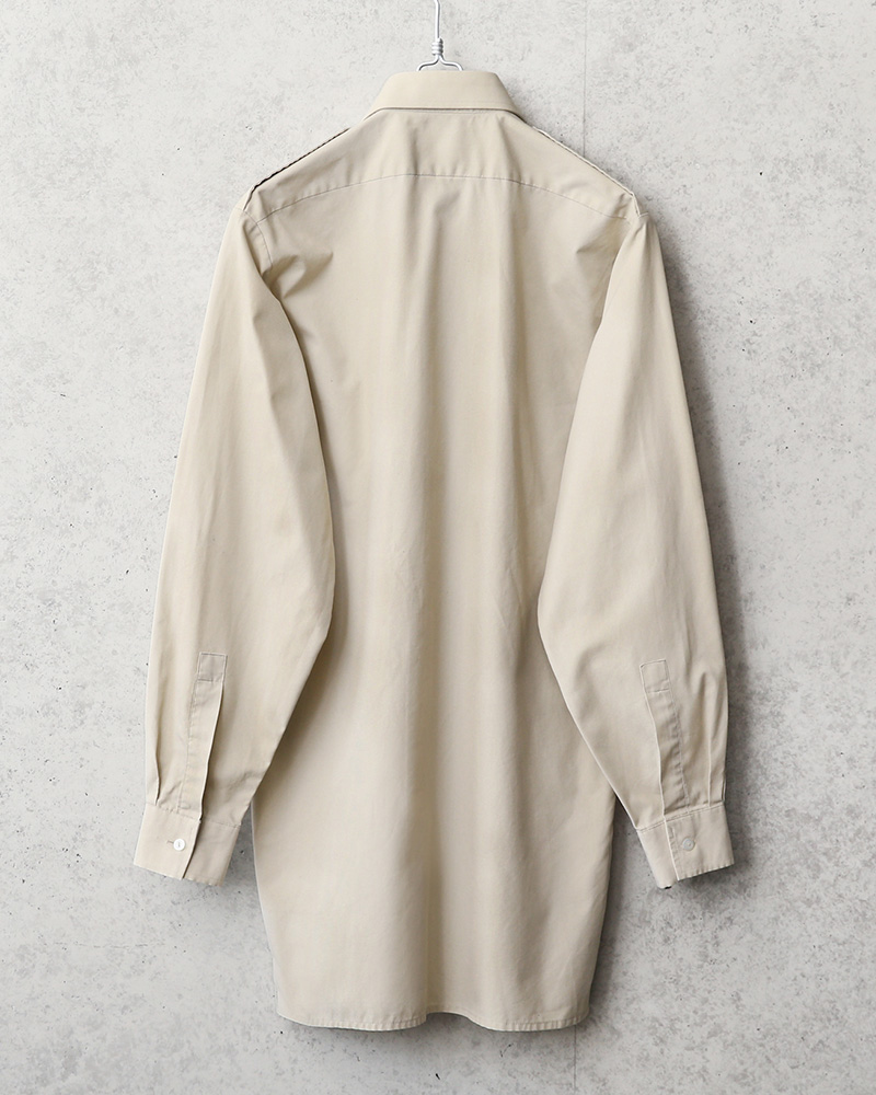 リジェクト 訳あり品 USED イギリス軍 ロングスリーブ カーキシャツ ミリタリーファッション 軍服