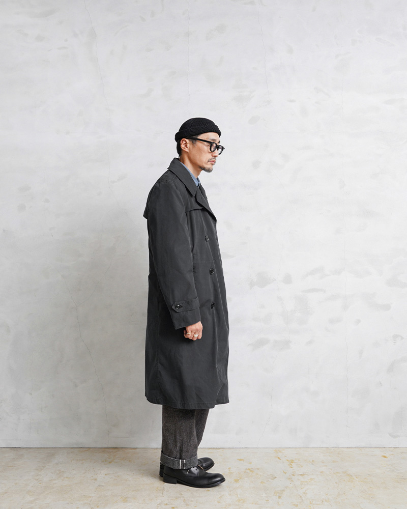 米軍　トレンチコート　COAT ALL WEATHER MEN　４０S　美品