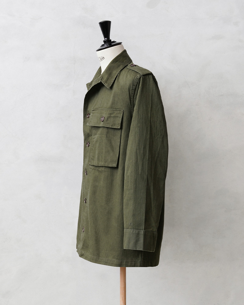 【1点限り】1961年製 オランダ軍 ヴィンテージ HBT シャツジャケット