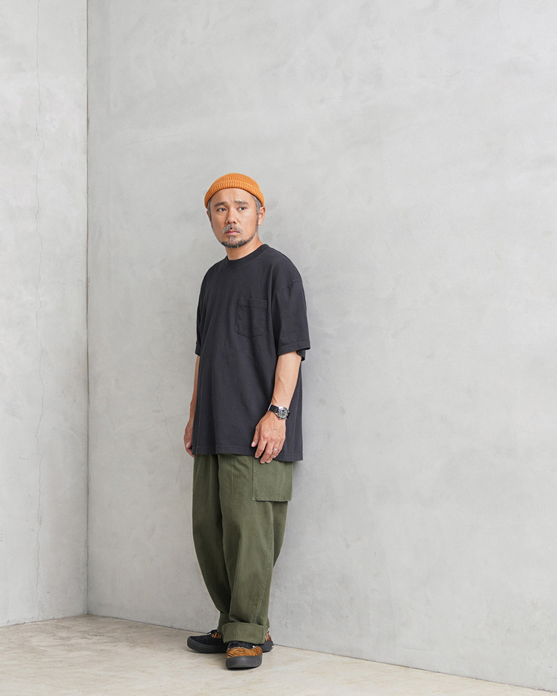 リジェクト 訳あり品 実物 USED オランダ軍 60～70’s HBT（ヘリンボーンツイル）フィールド カーゴパンツ【キャンペーン対象外】【I】