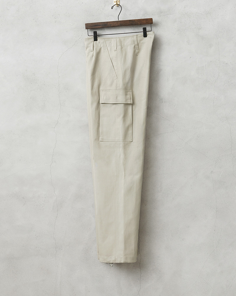実物 新品 デッドストック ドイツ軍 モールスキン カーゴパンツ オフ