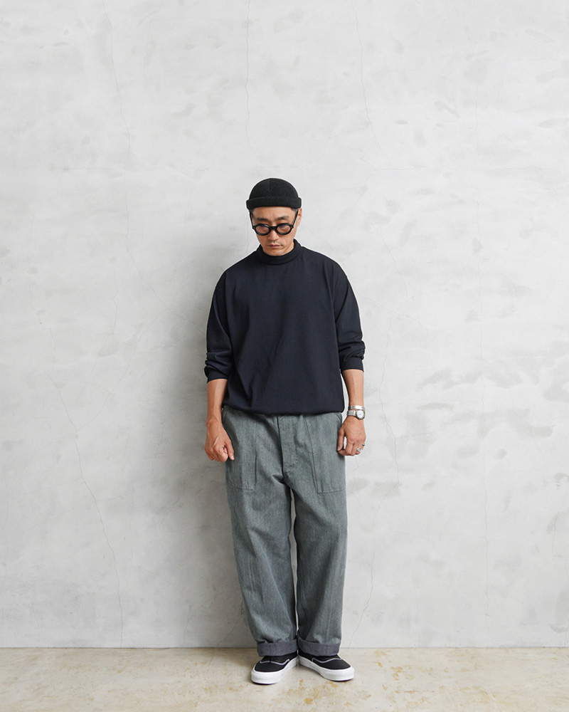 WAIPER.inc 実物 USED スイス軍 ヴィンテージ デニム リメイク