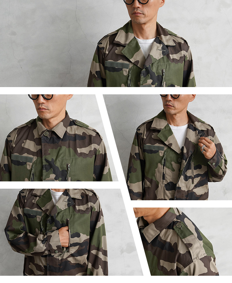 実物 新品 デッドストック フランス軍 F-2ジャケット CCE