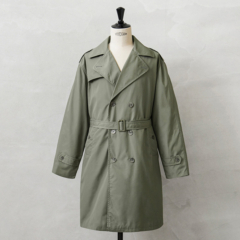 実物 新品 デッドストック フランス軍 オフィサー トレンチコート 
