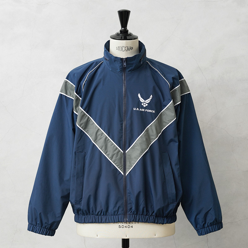 実物 新品 デッドストック 米軍 U.S.AIR FORCE PTU ジャケット NAVY 
