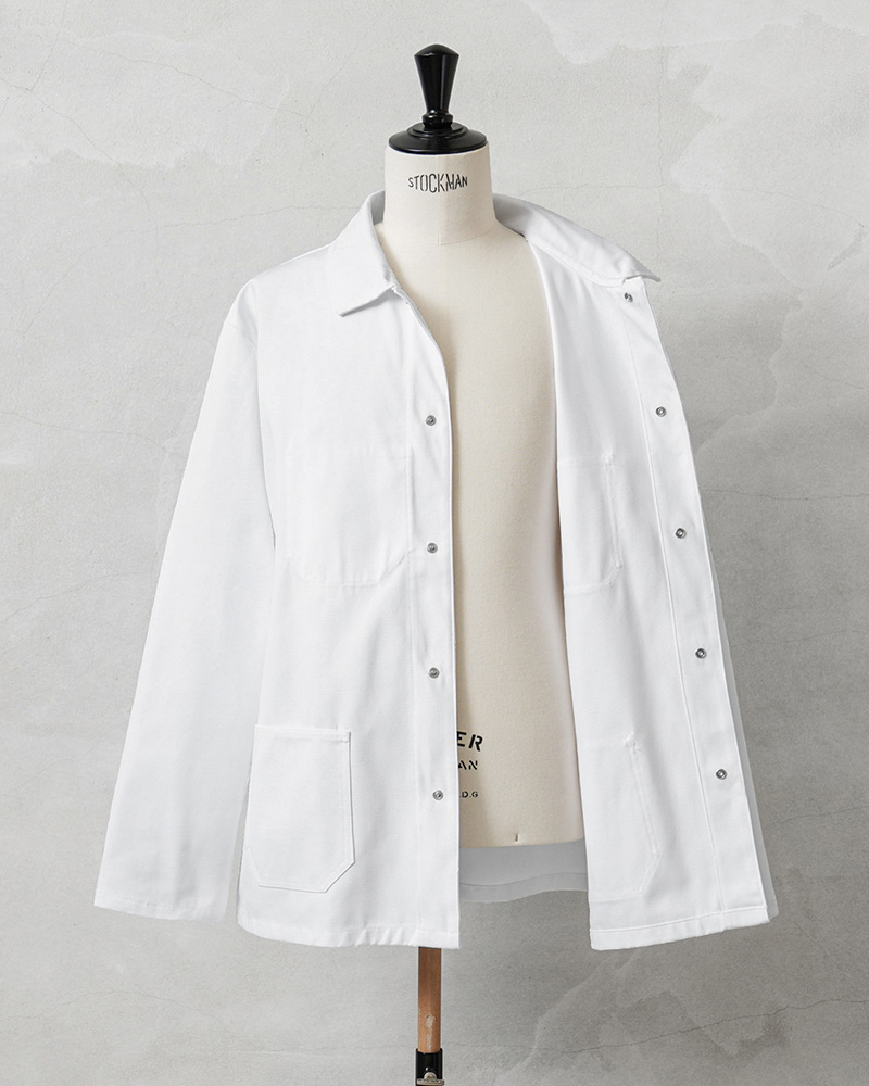 40年代 フランス リネン ワーク ミリタリー ジャケット 40s〜50sフランス軍リネンワークジャケット