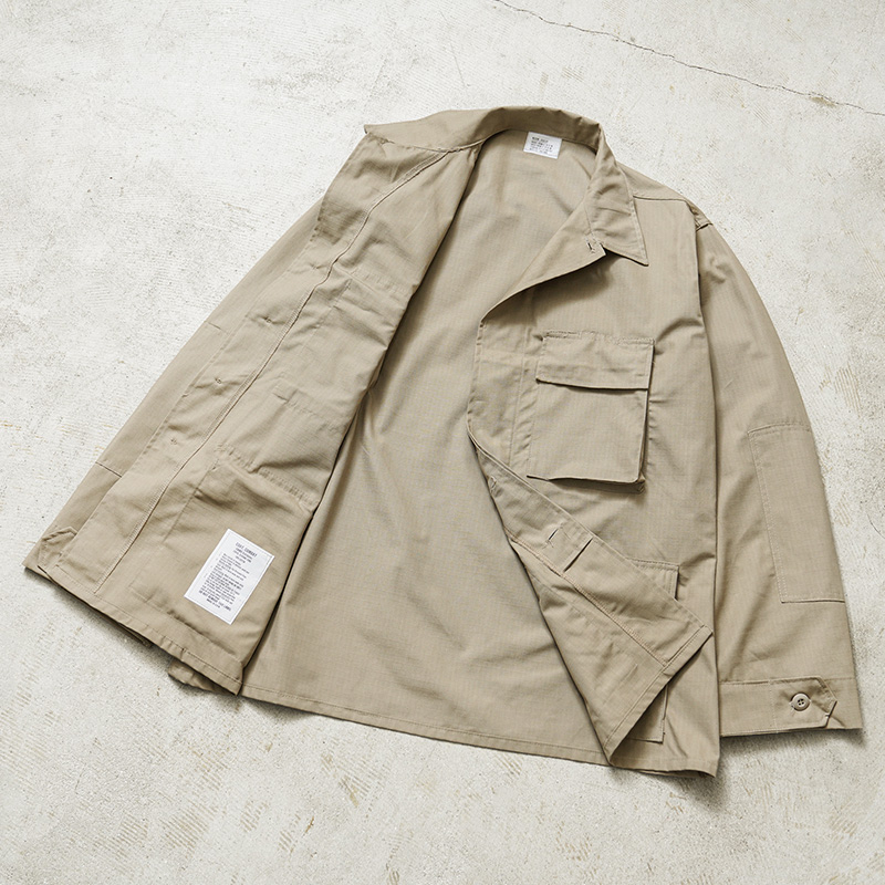レビュー高評価アイテム特集｜ファッション通販 新品 USA IN MADE 米軍 カーキ ジャケット BDU デッドストック ジャケット・アウター