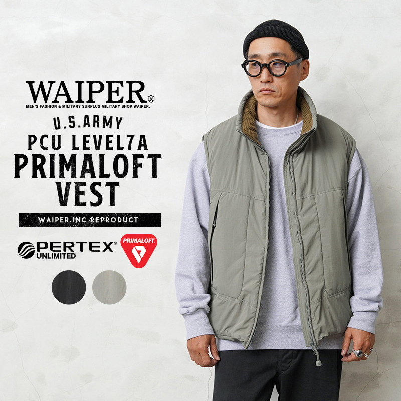 米軍 PCU LEVEL7A PRIMALOFT ベスト PERTEX UNLIMITED WAIPER.inc