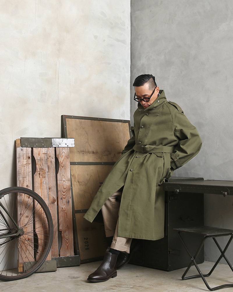 フランス軍 MOTORCYCLE COAT（モーターサイクルコート）WAIPER.inc